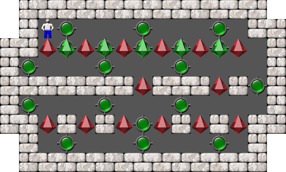 Sokoban Mass Remodel level 400